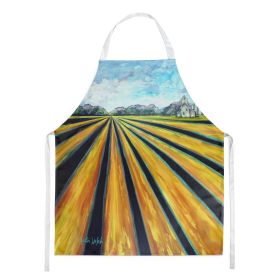 Silos Farm Land Apron Cooking Kitchen Server Baking Crafts Gardening for Adult Women Men, Unisex, Large, Multicolor