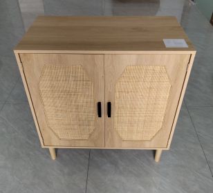 Kitchen storage cabinets with rattan decorative doors, buffets, wine cabinets, dining rooms, hallways, cabinet console tables, Natural