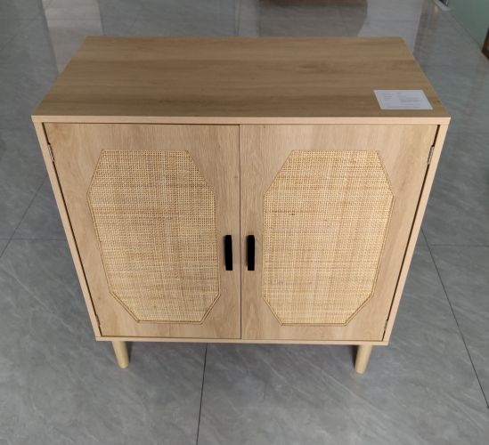 Kitchen storage cabinets with rattan decorative doors, buffets, wine cabinets, dining rooms, hallways, cabinet console tables, Natural